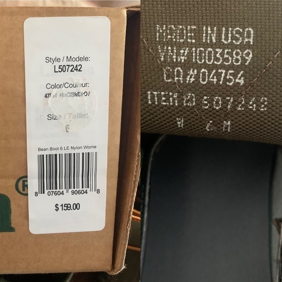 L.L. Bean Nylon Camo Bean Boots - Picture 12 of 14